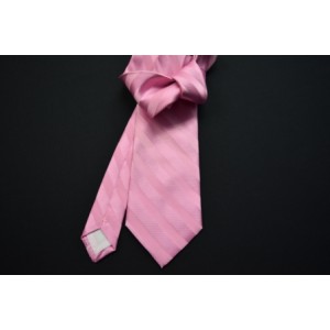 Pink Self Stripe Tie